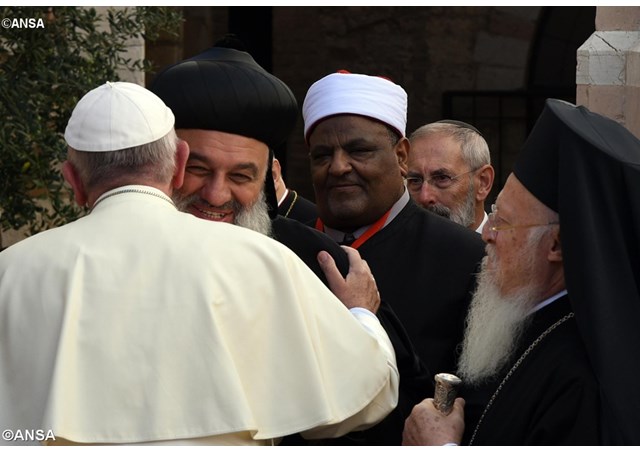 incontro papa francesco assisi dialogo interreligioso