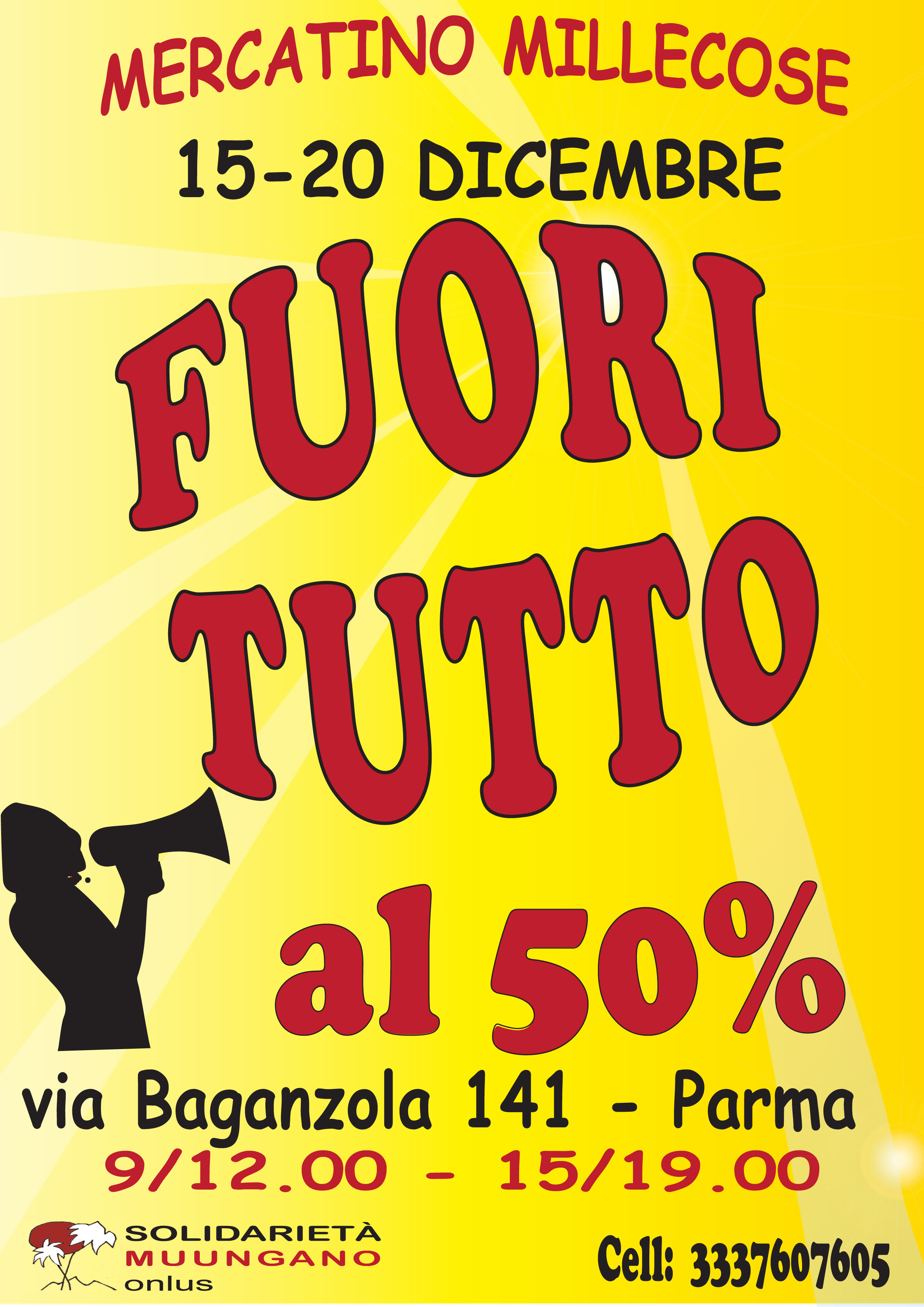 FUORITUTTO AL 50% dal 15 al 20 dicembre